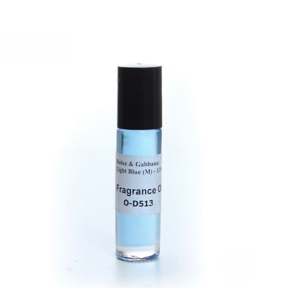 1/3 Oz Bottle Light Blue Men’s Fragrance Body Oil - Picture 3 of 5